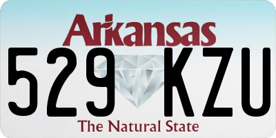 AR license plate 529KZU
