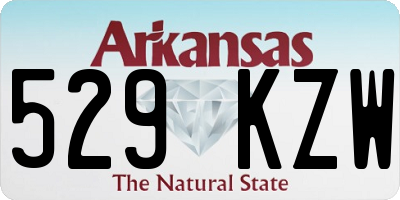 AR license plate 529KZW