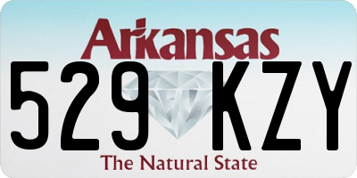 AR license plate 529KZY