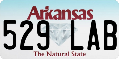 AR license plate 529LAB