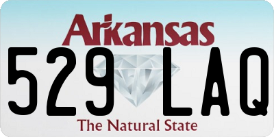 AR license plate 529LAQ
