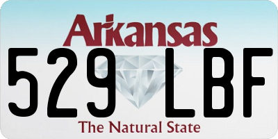 AR license plate 529LBF