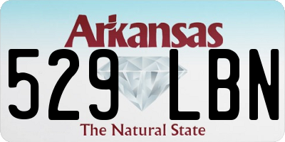 AR license plate 529LBN