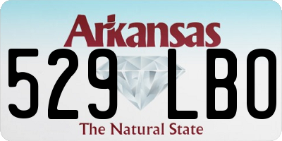AR license plate 529LBO
