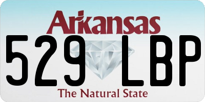 AR license plate 529LBP