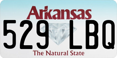 AR license plate 529LBQ