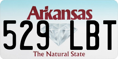 AR license plate 529LBT