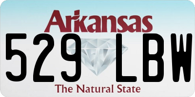 AR license plate 529LBW