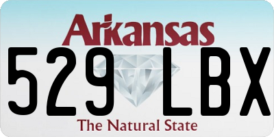 AR license plate 529LBX