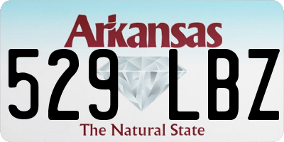 AR license plate 529LBZ