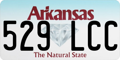 AR license plate 529LCC