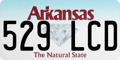 AR license plate 529LCD