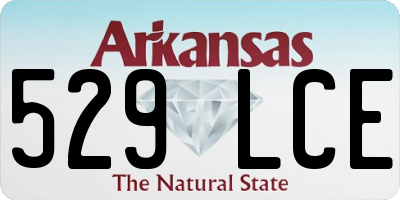 AR license plate 529LCE
