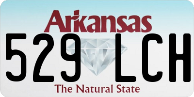 AR license plate 529LCH