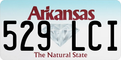 AR license plate 529LCI