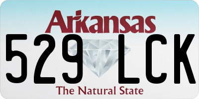 AR license plate 529LCK