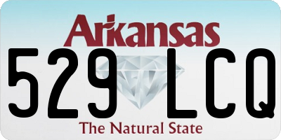 AR license plate 529LCQ