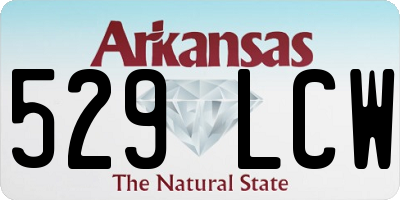 AR license plate 529LCW