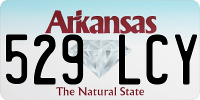 AR license plate 529LCY