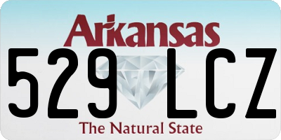 AR license plate 529LCZ