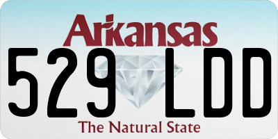 AR license plate 529LDD