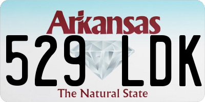 AR license plate 529LDK