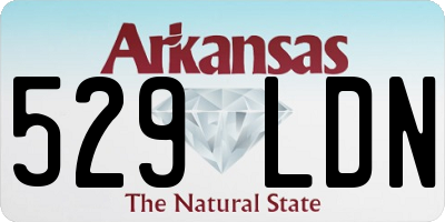 AR license plate 529LDN