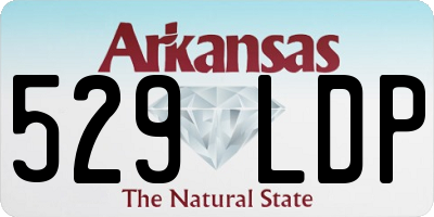 AR license plate 529LDP