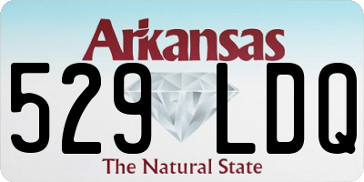 AR license plate 529LDQ