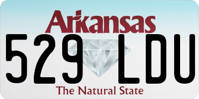 AR license plate 529LDU
