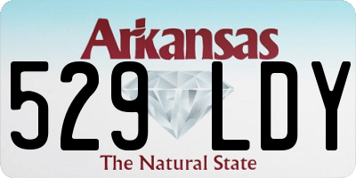 AR license plate 529LDY