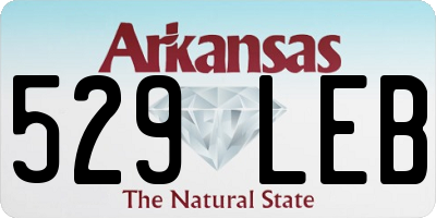 AR license plate 529LEB