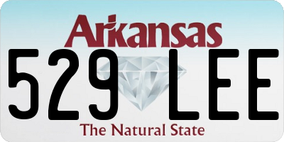 AR license plate 529LEE