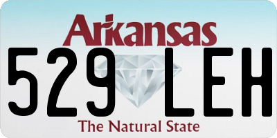AR license plate 529LEH