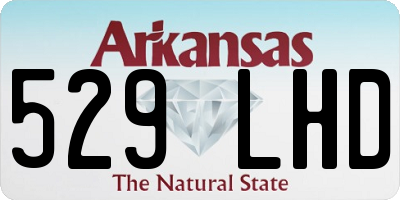 AR license plate 529LHD