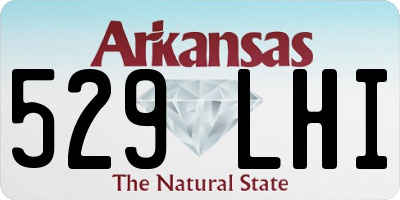 AR license plate 529LHI