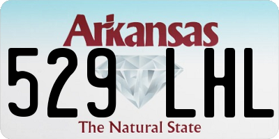 AR license plate 529LHL