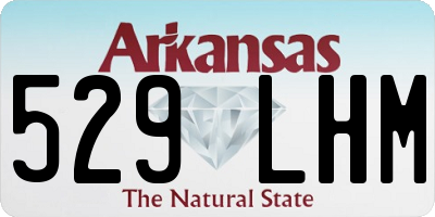 AR license plate 529LHM