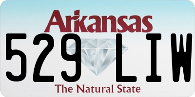 AR license plate 529LIW