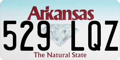 AR license plate 529LQZ