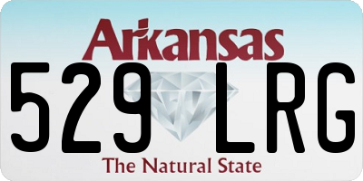 AR license plate 529LRG
