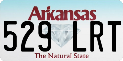 AR license plate 529LRT