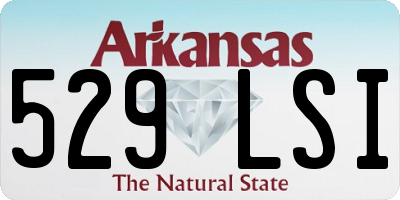 AR license plate 529LSI