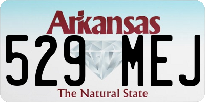 AR license plate 529MEJ