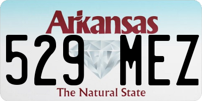 AR license plate 529MEZ