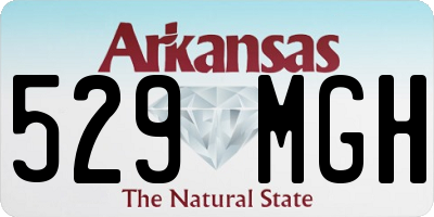 AR license plate 529MGH