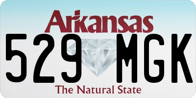 AR license plate 529MGK