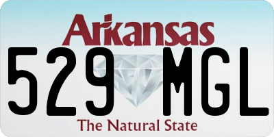 AR license plate 529MGL