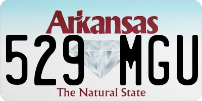 AR license plate 529MGU