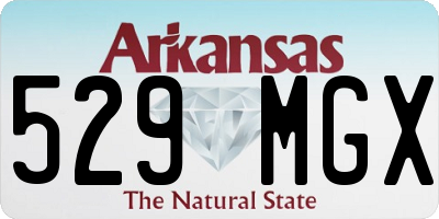 AR license plate 529MGX